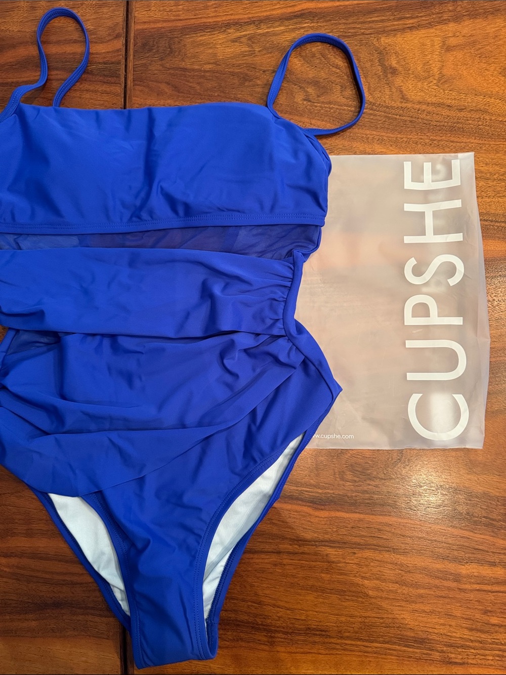Salty Sweet Blue One Piece Cupshe Swimsuit
